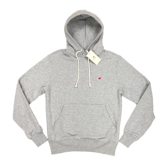 New Balance Made in USA Core Hoodie Women's Size XS Gray Pullover NWT - Picture 1 of 9